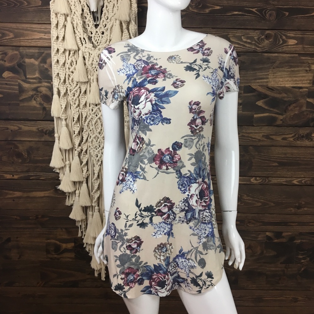 Blush‎ | Floral T-Shirt Dress